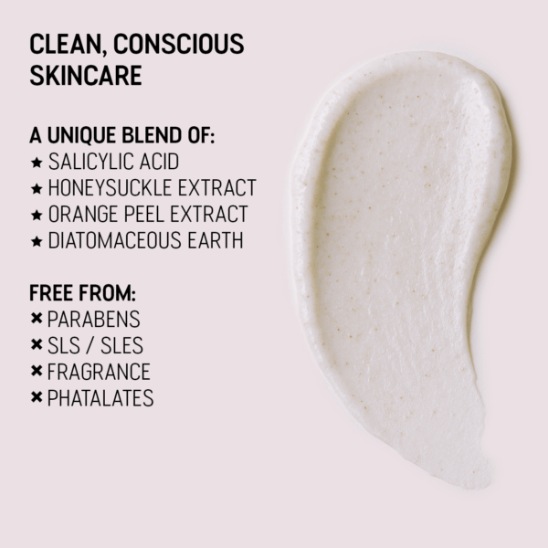 cannasmack clarifying scrub is made free from parabens, sls, sles, fragrance, and phatalates